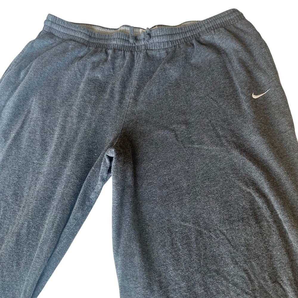 Nike Men's Charcoal Gray Sweatpants Joggers Athletic Comfy Lounge Wide Leg XXL - Picture 7 of 11